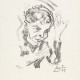 Druck eines Selbstportraits von David Bowie, 1978