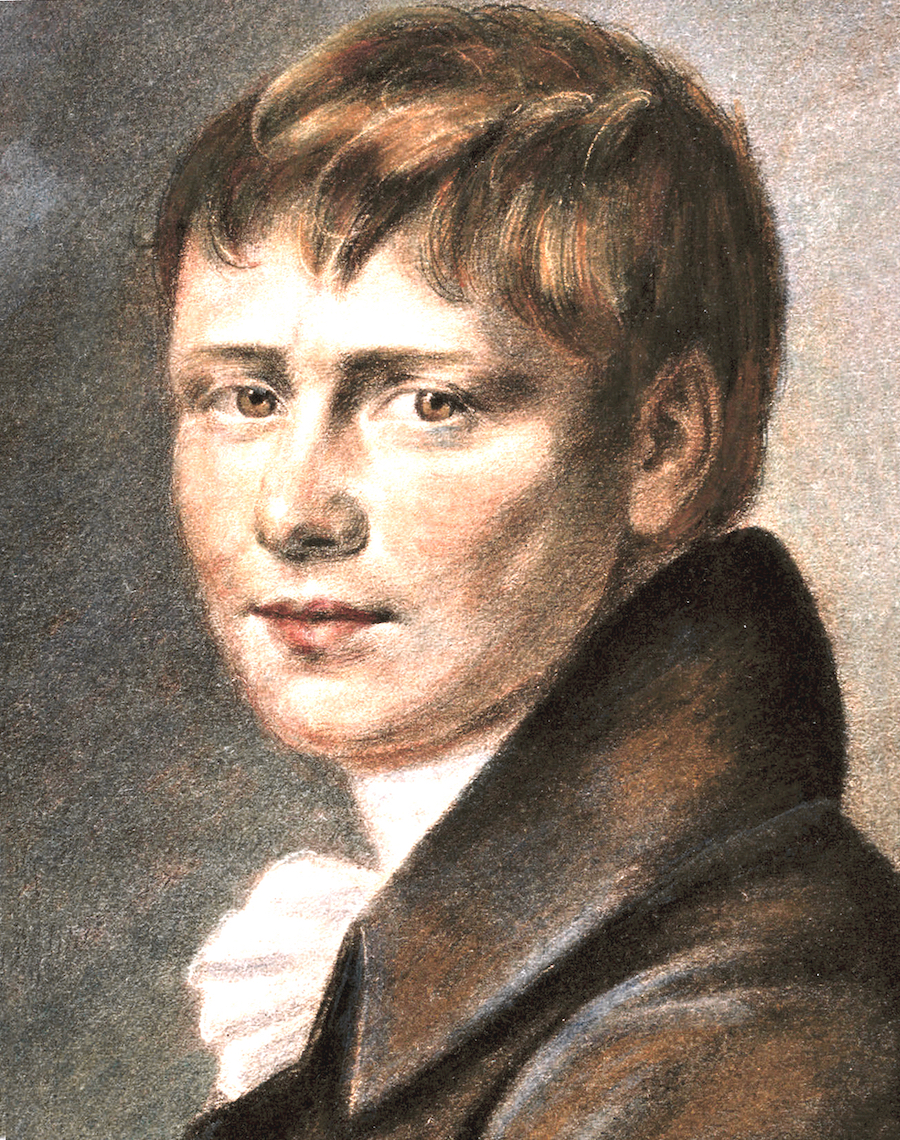 Das Gesicht eines ewigen Kindes: Heinrich von Kleist. Die Physiognomik-Forscherin Claudia Schmölders hat darauf hingewiesen, man könne das Gesicht Bonapartes in seiner Zeit als erster Konsul gegen Kleists Konterfei austauschen. Das Prinzip, sich zwischen Tatsachen und Phantasien hin- und herzubewegen, Geschichten zu erzählen aufgrund wirklicher Vorfälle, nicht zu wissen, was dabei Fact und was Fake ist, nennt man das PRINZIP BOULEVARD.